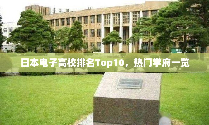 日本电子高校排名Top10,热门学府一览