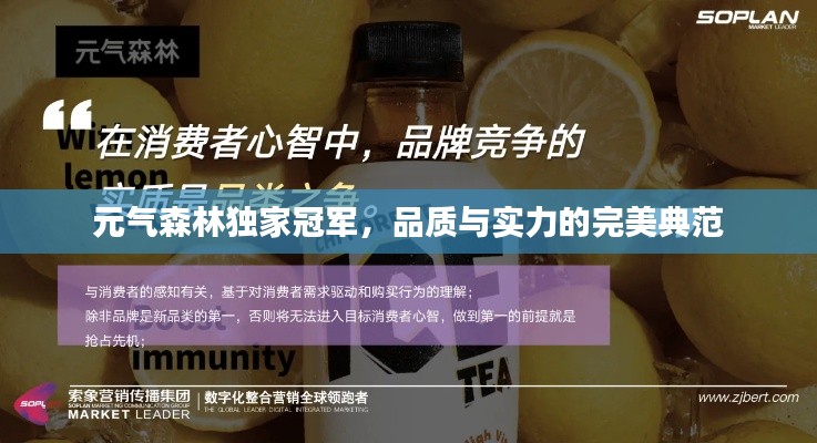 元气森林独家冠军,品质与实力的完美典范
